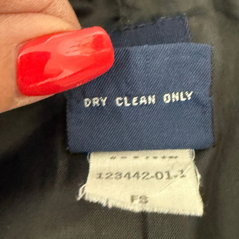 GAP Women Double Breasted Trench Coat‎ Black Polyester Size Small - Picture 6 of 9